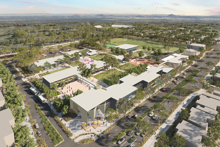 Artist's impression of Notre Dame College when complete